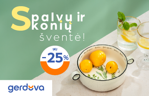 Spalvų ir skonių šventė!