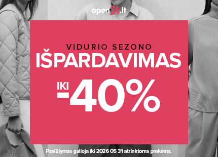 Iki -40% nuolaida atrinktoms prekėms