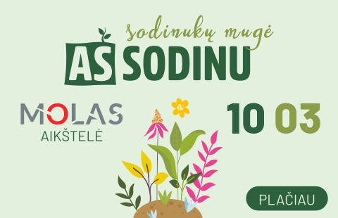 Ruduo – sodinimo metas, visus sodininkus ir medelynus suburs į „Aš sodinu“ Panevėžį