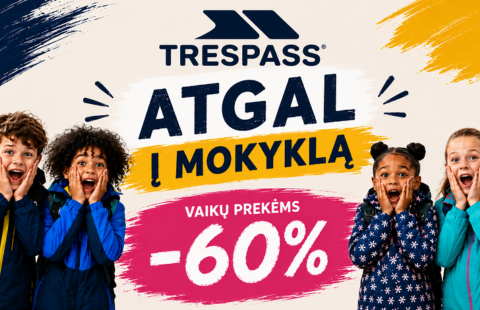 Atgal į mokyklą. Vaikų prekėms -60%