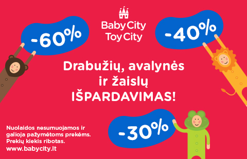 VASAROS IŠPARDAVIMAS prasidėjo!