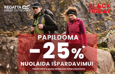 Papildoma -25% nuolaida išpardavimui perkant virš 10eur.