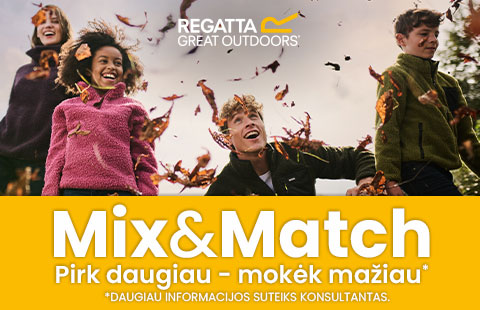 Mix&Match  Pirk daugiau-mokėk mažiau!