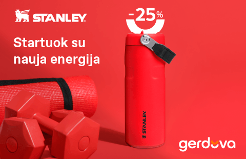 Startuok su nauja energija! Stanley gertuvės -25%