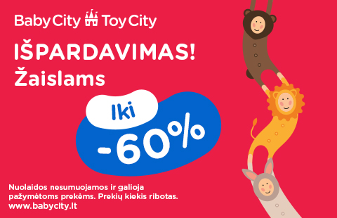 Žaislų IŠPARDAVIMAS prasidėjo!
