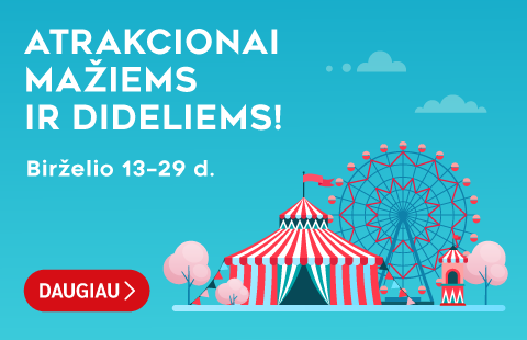 Atrakcionai prekybos centre Molas!