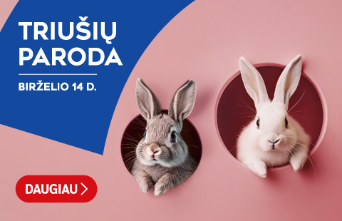Prekybos centre Molas TRIUŠIŲ paroda!