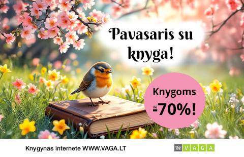 Džiaukis pavasariu su knyga!