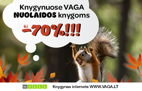 Nuolaidos knygoms net iki -70%!