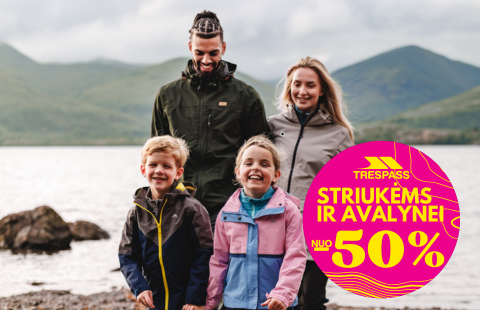 Striukėms ir avalynei nuo – 50%